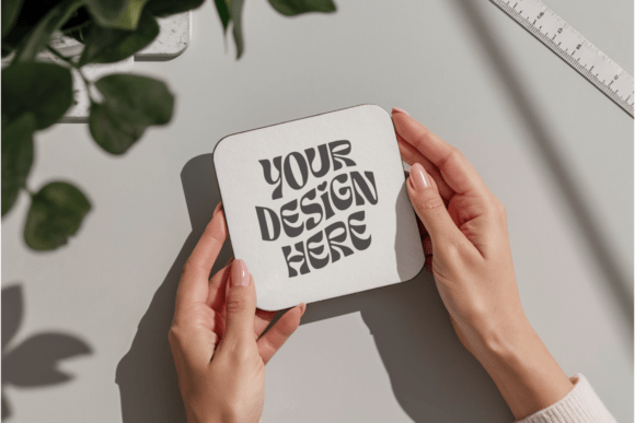 Download Christmas Coaster Mockup, Holiday Mockup - Holiday mockup Collection