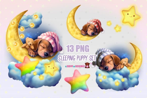 Download Sleeping Puppy on the Moon - Premium Resources