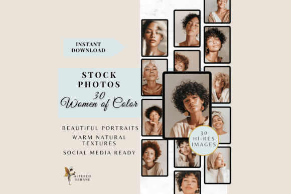Download Serene Women of Color Stock Photos - Stock photos Collection