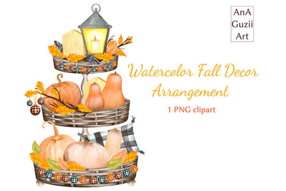 Download Watercolor Fall Decor Clipart Pumpkins - Pumpkin Collection