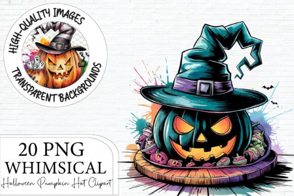 Download Halloween Pumpkin Hat Clipart Bundle - Pumpkin Collection