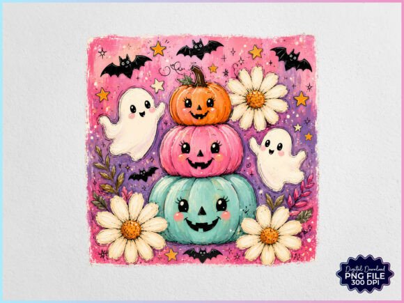 Download Cute Halloween Pumpkin Ghost PNG - Pumpkin Collection