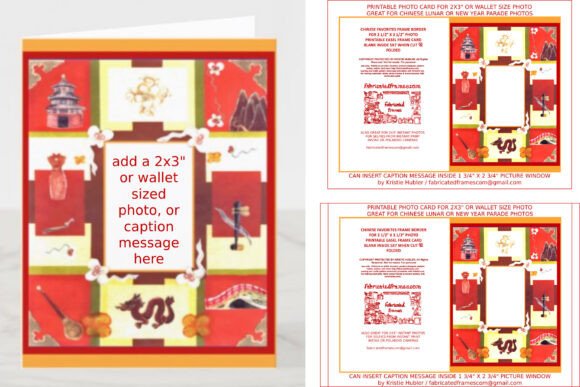 Download Chinese Lunar New Year Photo Card PDF - Premium Bundle