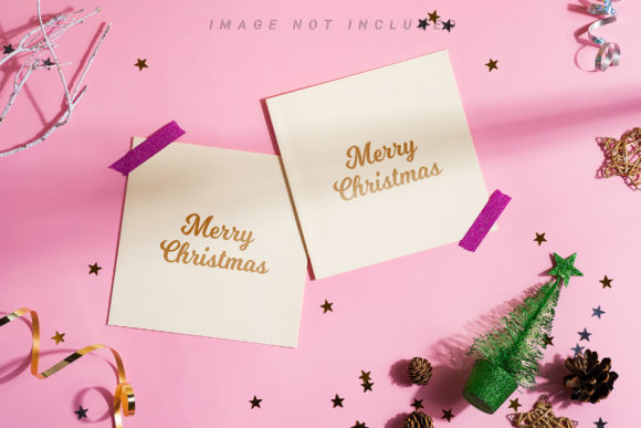 Download Festive Holiday Mockup Cards - Premium Resources