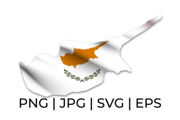 Download Cyprus Waving Flag and Map Graphics - Map graphics Collection